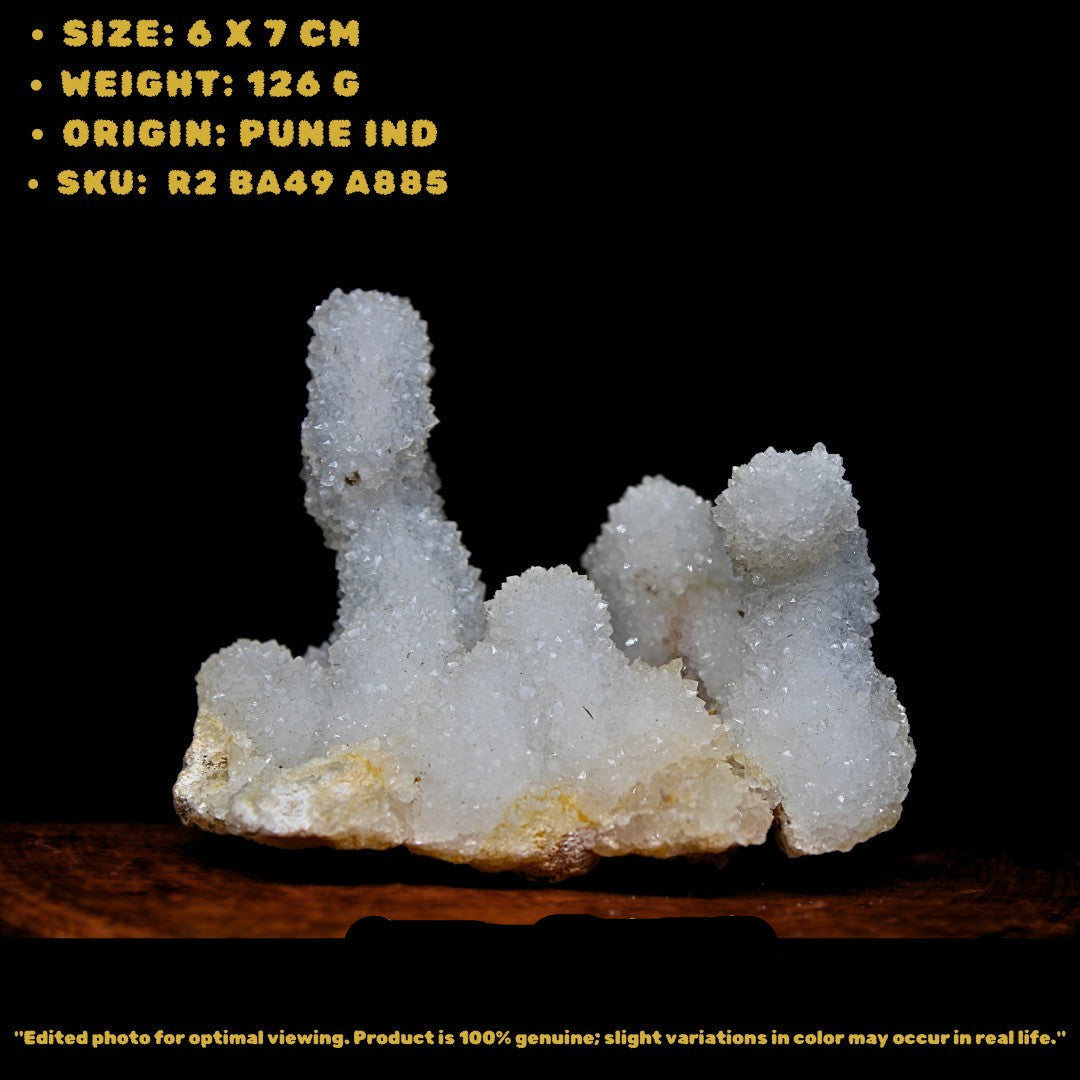 Natural Rainbow Quartz 126g Crystal Cluster High Energy Healing Stone India