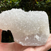 Chalcedony & Crystal Quartz Stalactite, Quartz on Chalcedony Stalactite Specimen