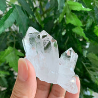 Grade A++ Clear Quartz Crystal Cluster, 1.5"- 2" Raw Clear Quartz Geode