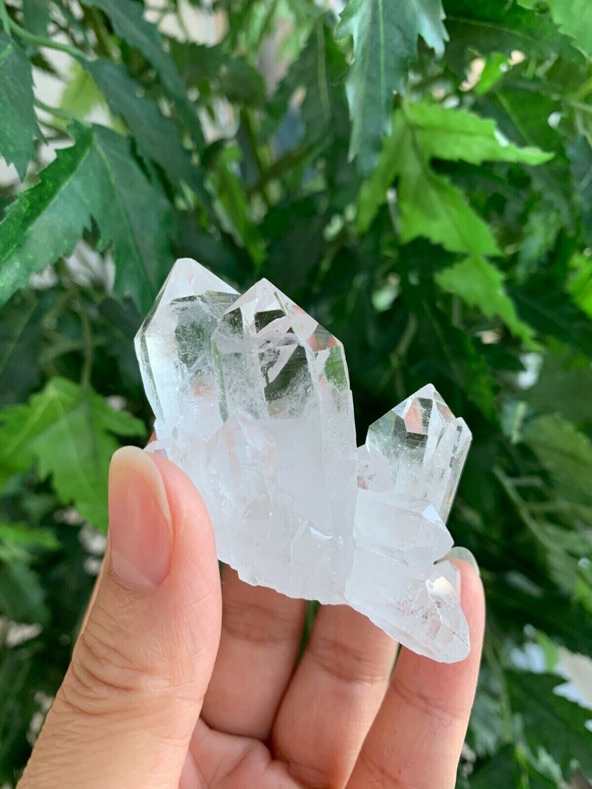 Grade A++ Clear Quartz Crystal Cluster, 1.5"- 2" Raw Clear Quartz Geode