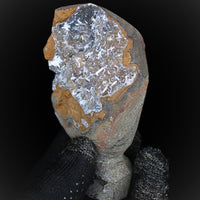 Natural Scolecite Geode Chalcedony Cluster High Healing Crystal Stone 230g