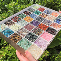 Genuine Gemstone Chips Bulk Lots - HUGE RANGE - Undrilled Semi Tumbled Stones