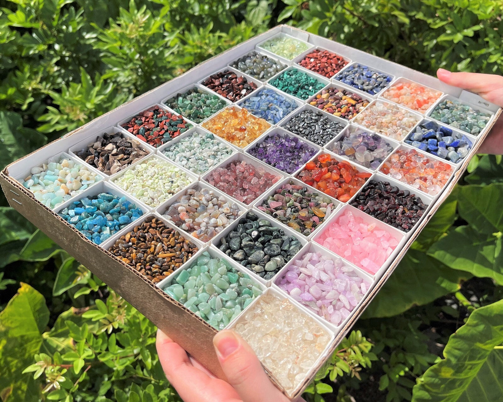 Genuine Gemstone Chips Bulk Lots - HUGE RANGE - Undrilled Semi Tumbled Stones