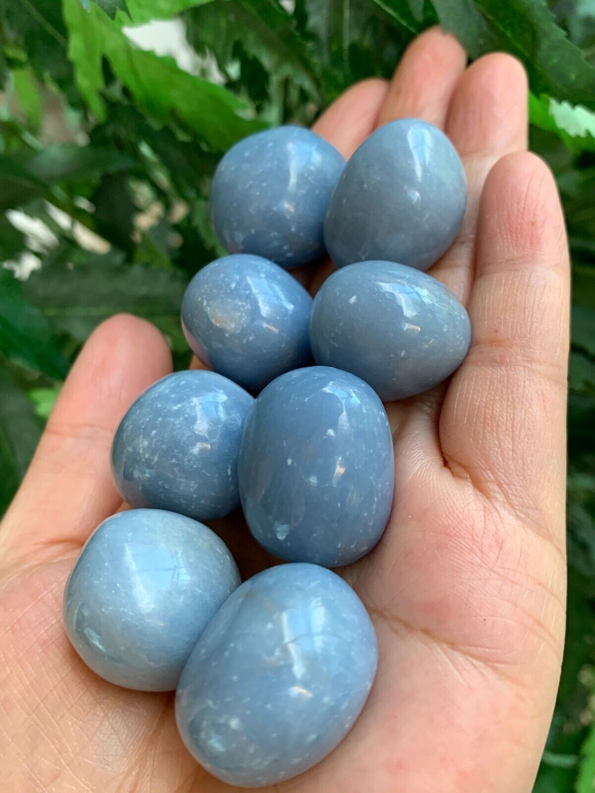 1/2 Lb Lot Tumbled Stones, 0.75-1.25" Crystal Healing Stones, Choose Stone Type