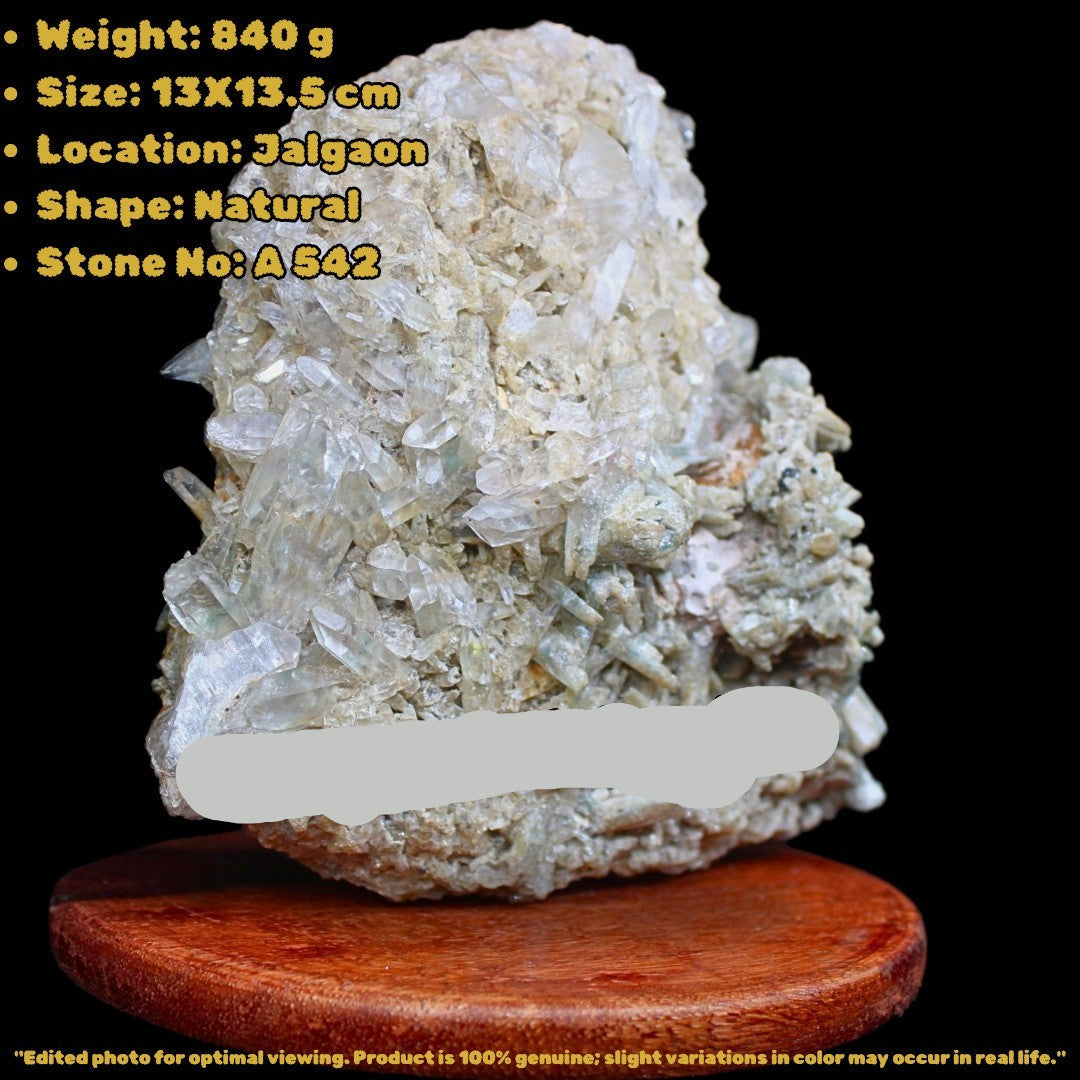 Himalayan Clear Quartz Cluster 840g Large Mineral Specimen India