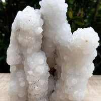 Chalcedony & Crystal Quartz Stalactite, Quartz on Chalcedony Stalactite Specimen