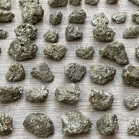 Grade A++ Small Rough Pyrite Stone, 0.5-1" Raw Pyrite Stone, Wholesale Bulk Lot