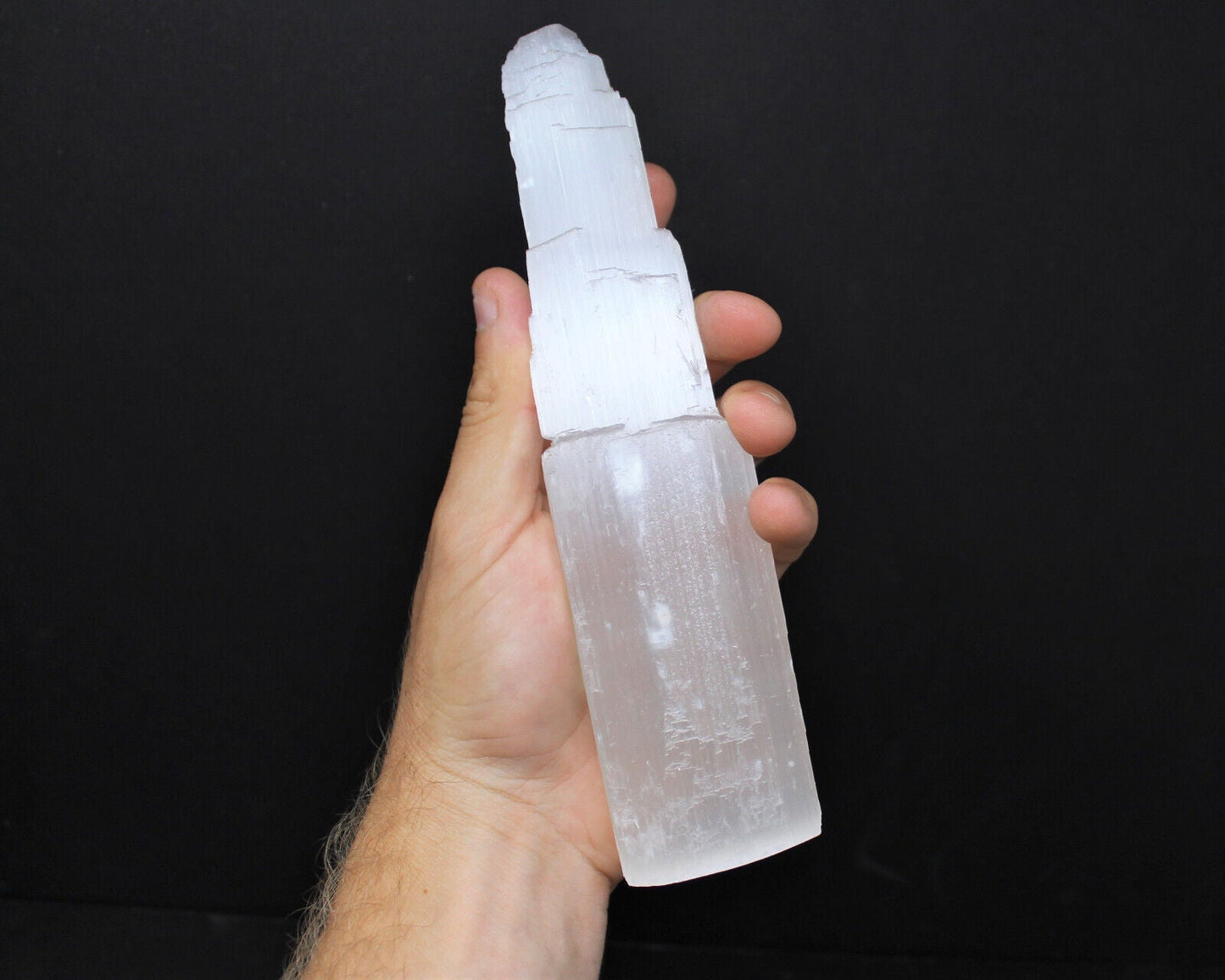 Selenite Crystal Towers 2.5, 4, 6 or 8" (Selenite Tower, Selenite Skyscraper)