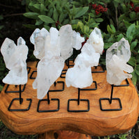Clear Quartz Cluster Natural Crystal Décor Premium Raw Quartz from india