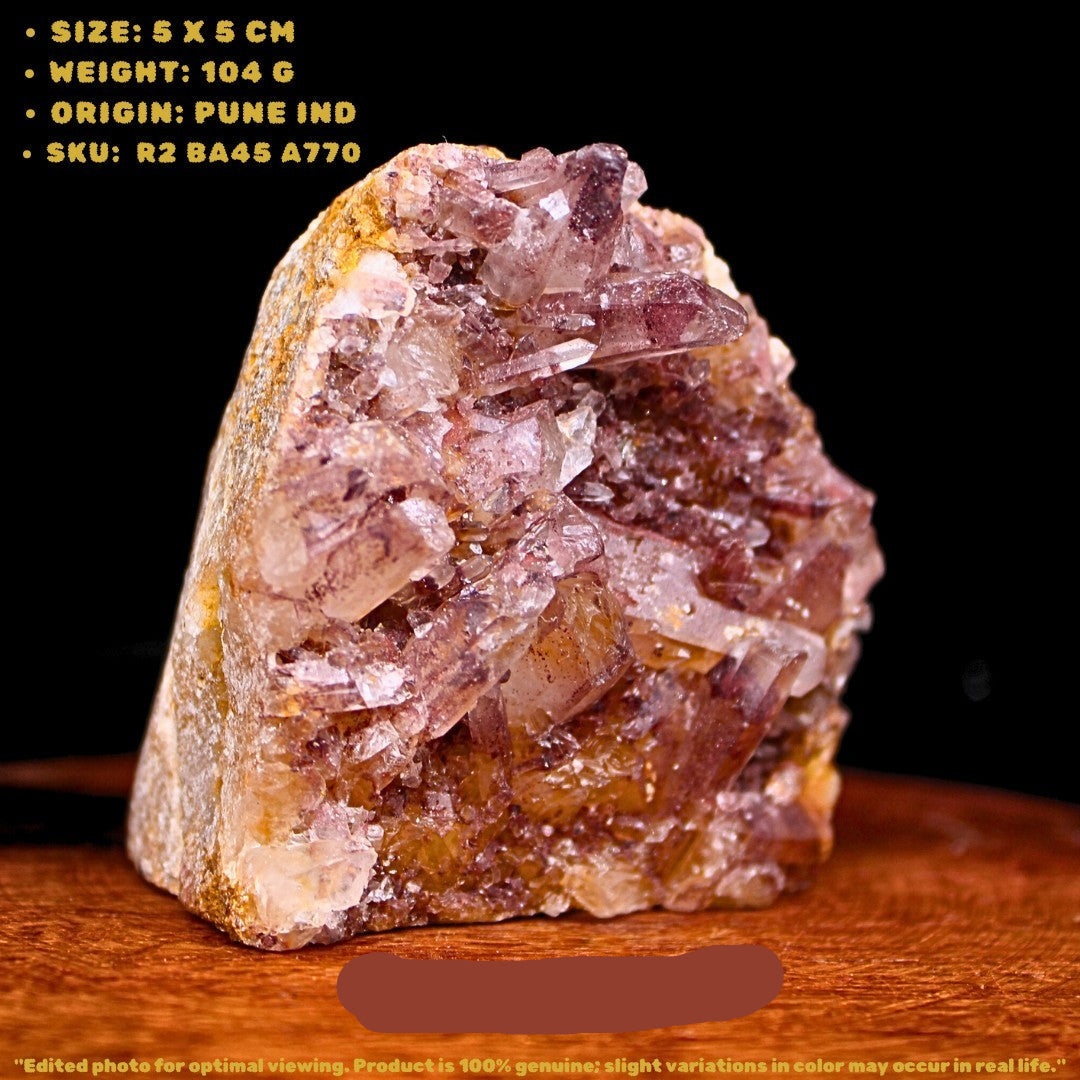 Phantom Quartz Cluster 104g 5x5 cm Natural Healing Mineral Crystal Specimen