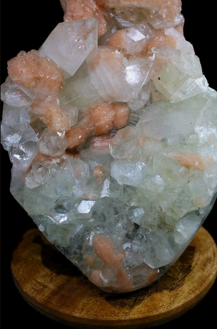 Apophyllite Point & Stilbite Crystal Cluster 5lb  Reiki Energy Stone 20×13cm
