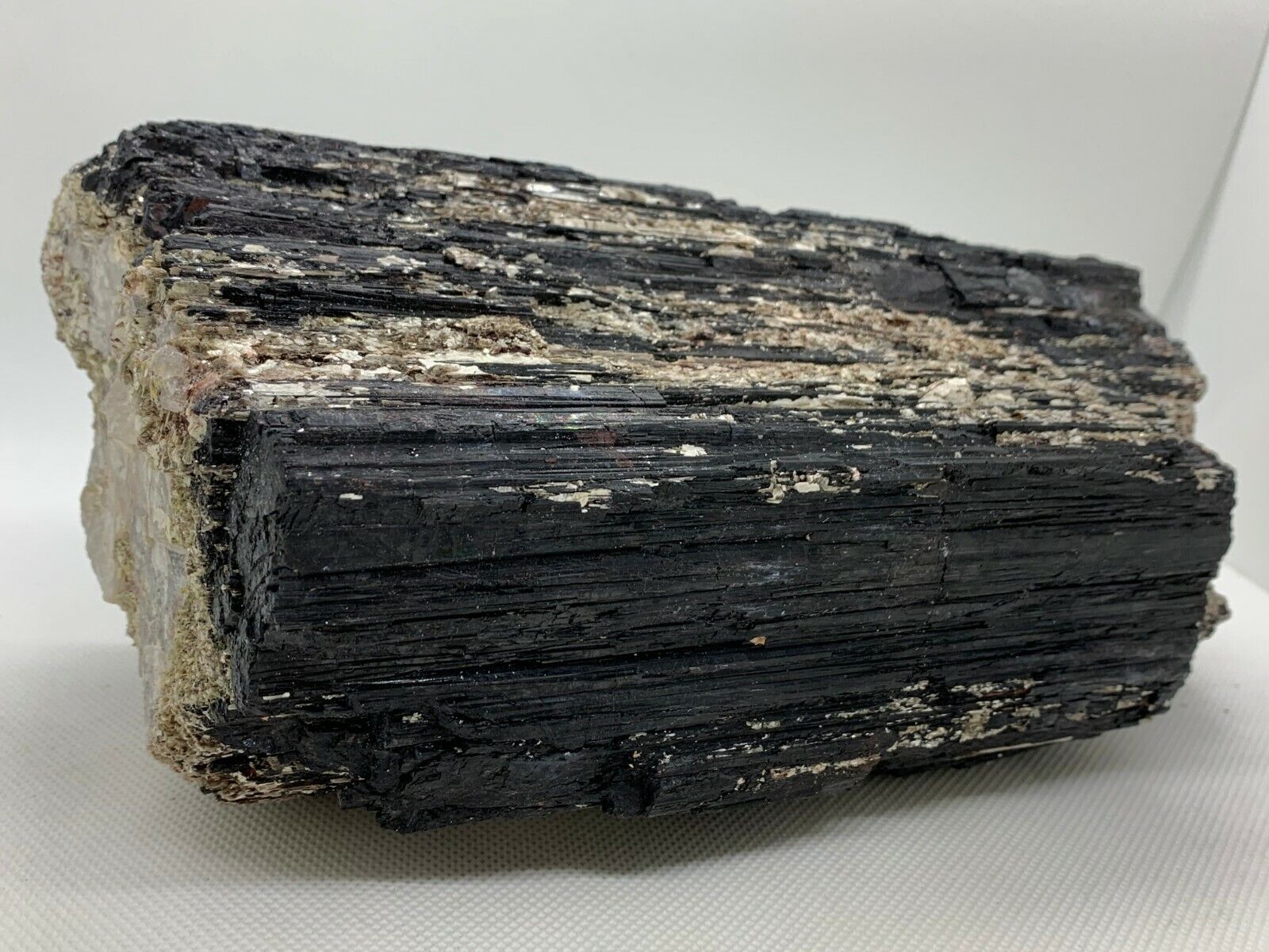 Extra Large Black Tourmaline Chunk / Rod / Log, Natural Rough Black Tourmaline
