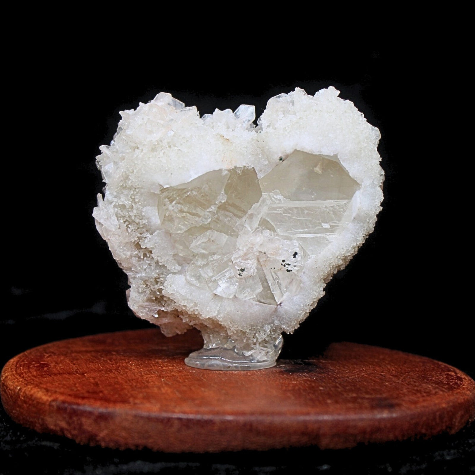 165g Natural Green Apophyllite Cluster | Heart Chakra Healing Crystal India