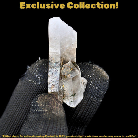 🌟 Natural Clear Quartz Cluster 12g 4x2 cm – Energy Amplifier & Meditation Crystal