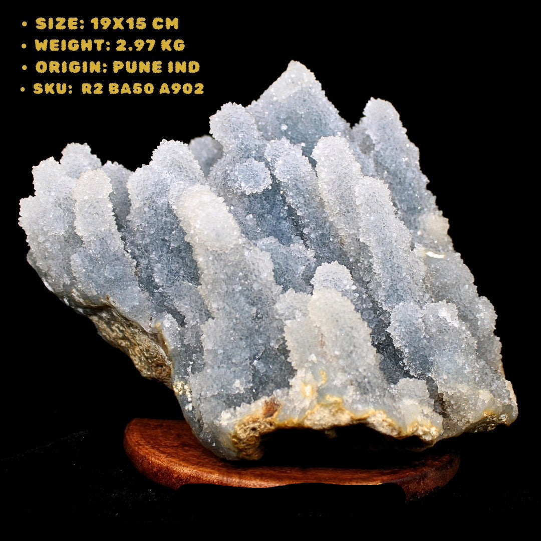 Huge Rainbow Quartz Crystal 2.97kg for Energy Clearing, Chakra & Meditation