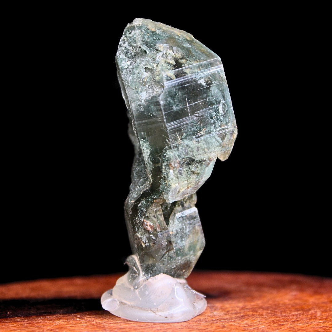 Rare Chlorite Quartz Crystal Inclusion 32g 6cm Natural Collector Mineral Specimen