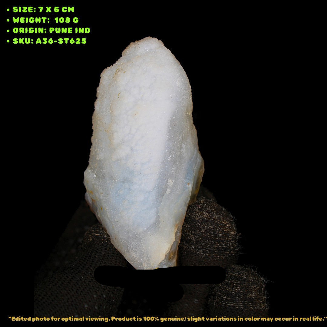 Natural MM Quartz Cluster 108g Chakra Energy Stone Raw Healing 7 × 5 cm