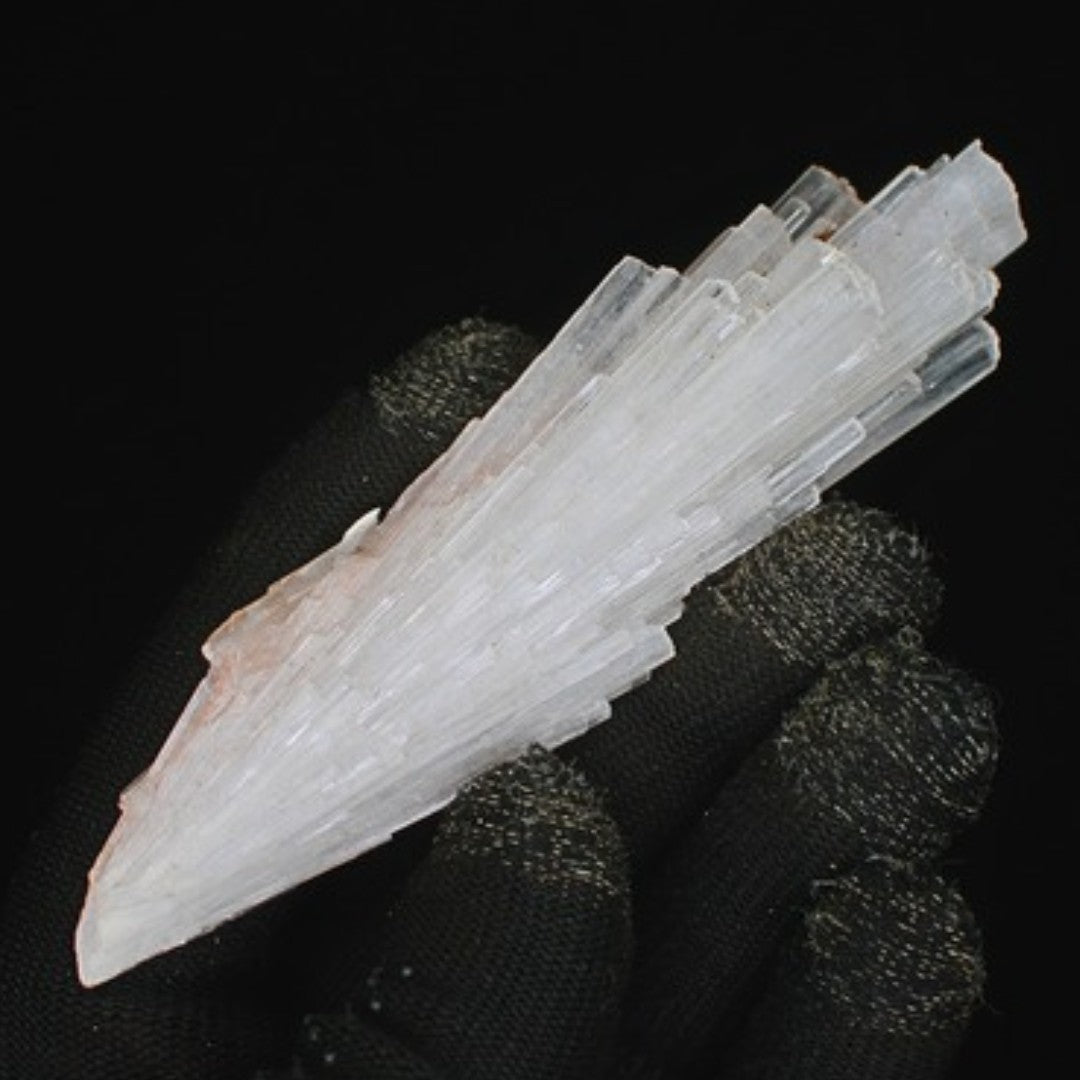 Natural Scolecite Cluster 52g White Zeolite Mineral Specimen India