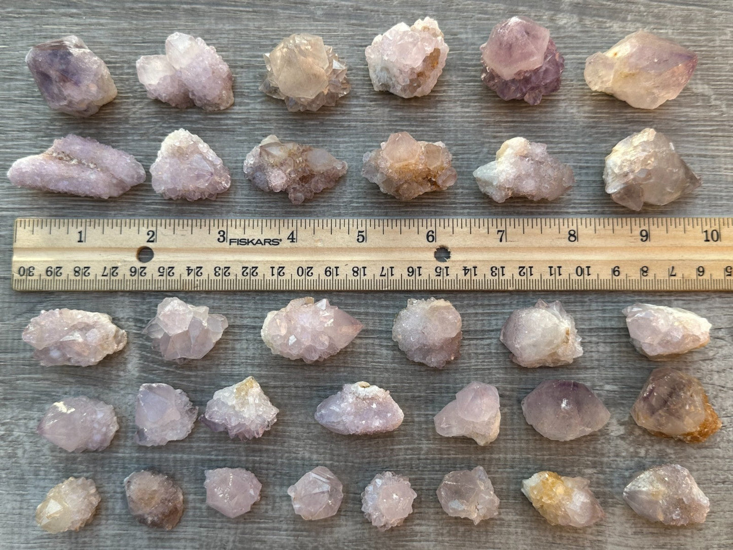 Spirit Quartz Clusters Crystal Collection Box: 6 - 7 oz Box Lot, 11 - 14 Pieces