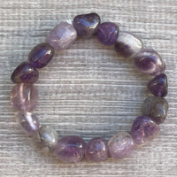 Wholesale Grade A++ Gemstone Nugget Bracelet, Choose from 18 Gemstone Types