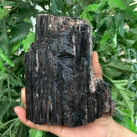 Extra Large Black Tourmaline Chunk / Rod / Log, Natural Rough Black Tourmaline
