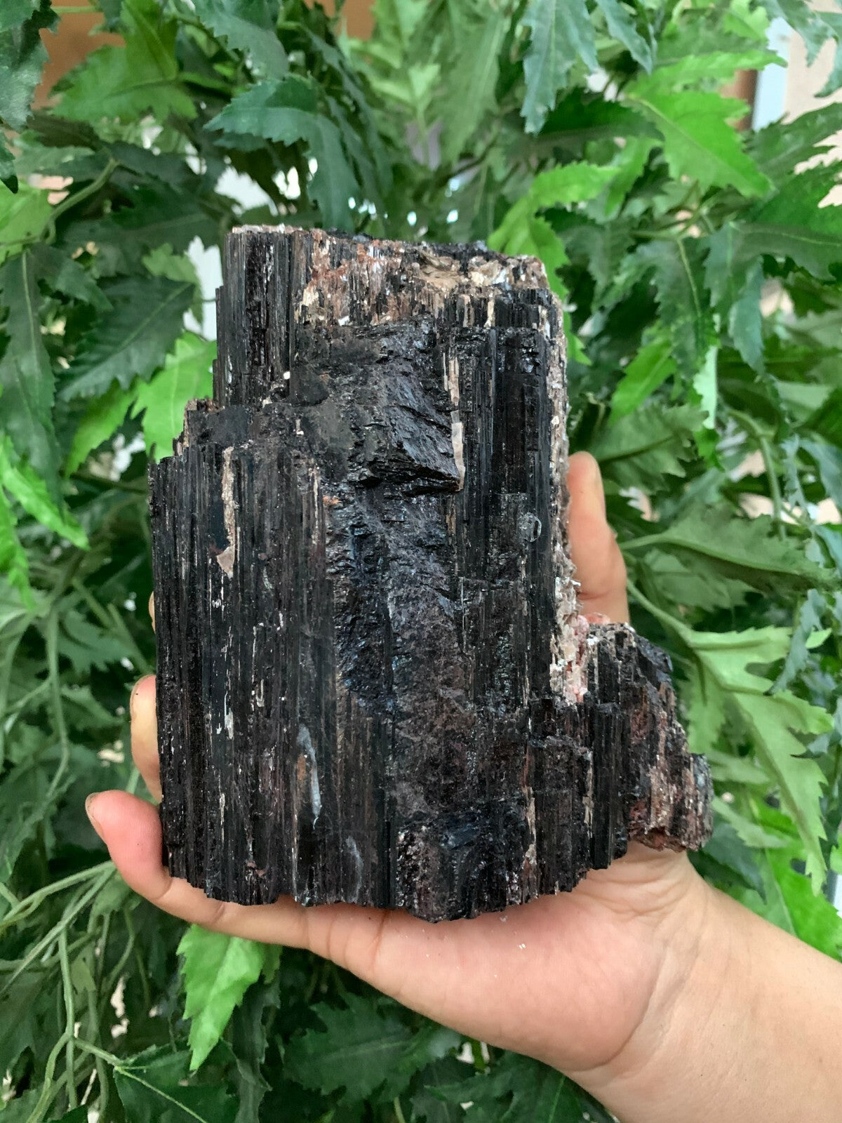 Extra Large Black Tourmaline Chunk / Rod / Log, Natural Rough Black Tourmaline