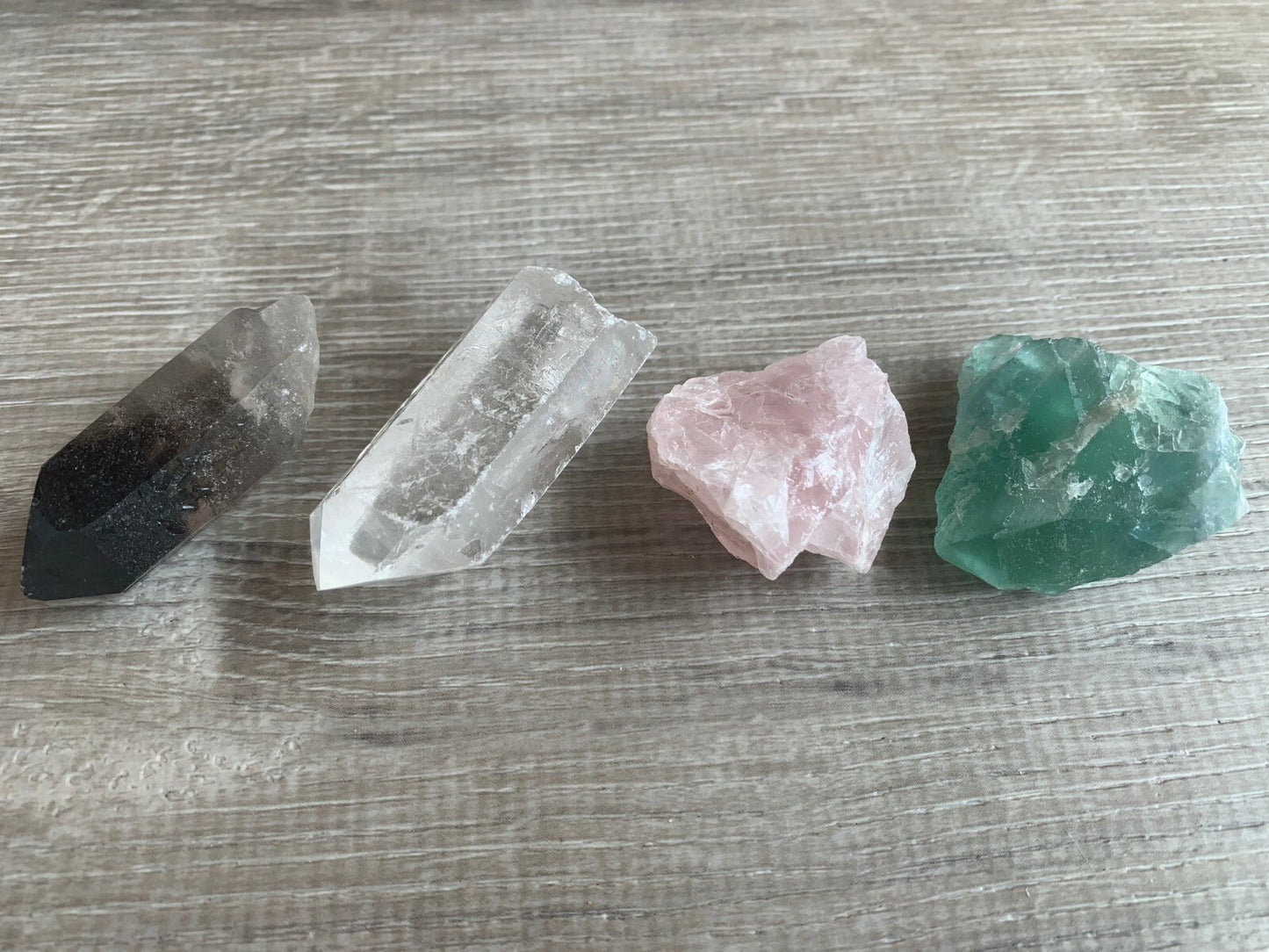 Premium Crystals & Healing Stones Set for New Beginnings, Meditation, Protection