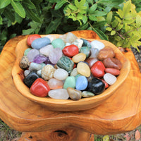 Assorted Tumbled Stones: SMALL, MEDIUM or LARGE Sizes Wholesale Bulk Lots Mixed