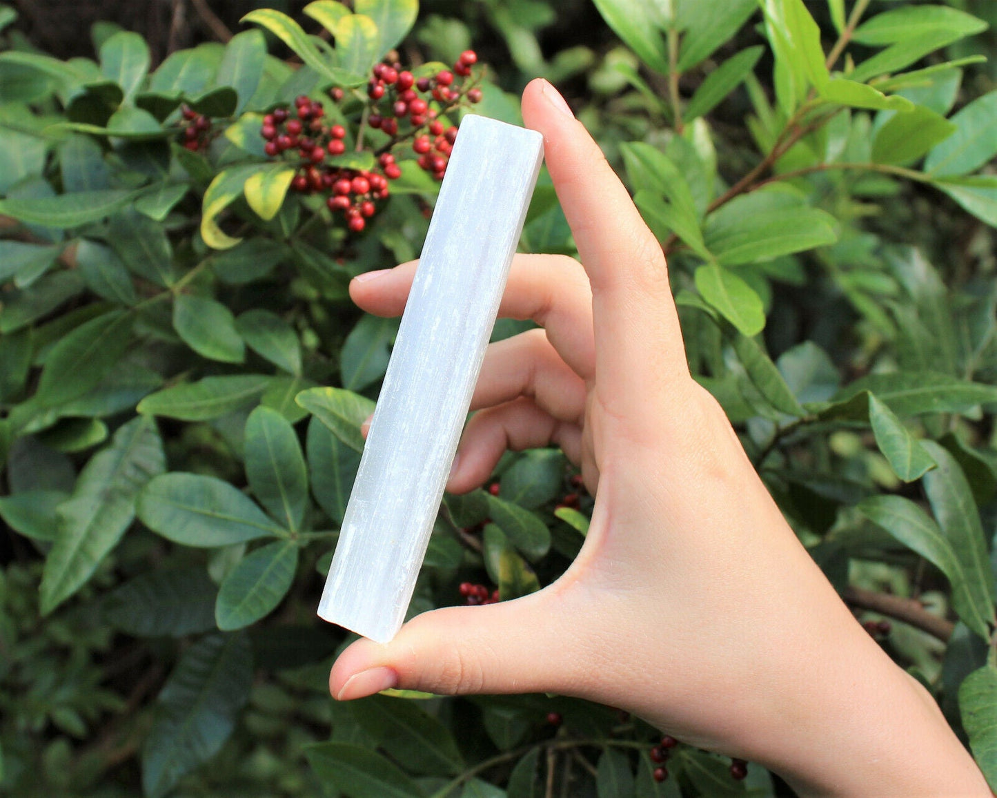 1 lb Bulk Wholesale Lot 5" Selenite Sticks (Raw Selenite Wand, Selenite Crystal)