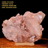 Phantom Quartz Crystal 114g 9x5 cm Natural Raw Cluster Healing Stone India