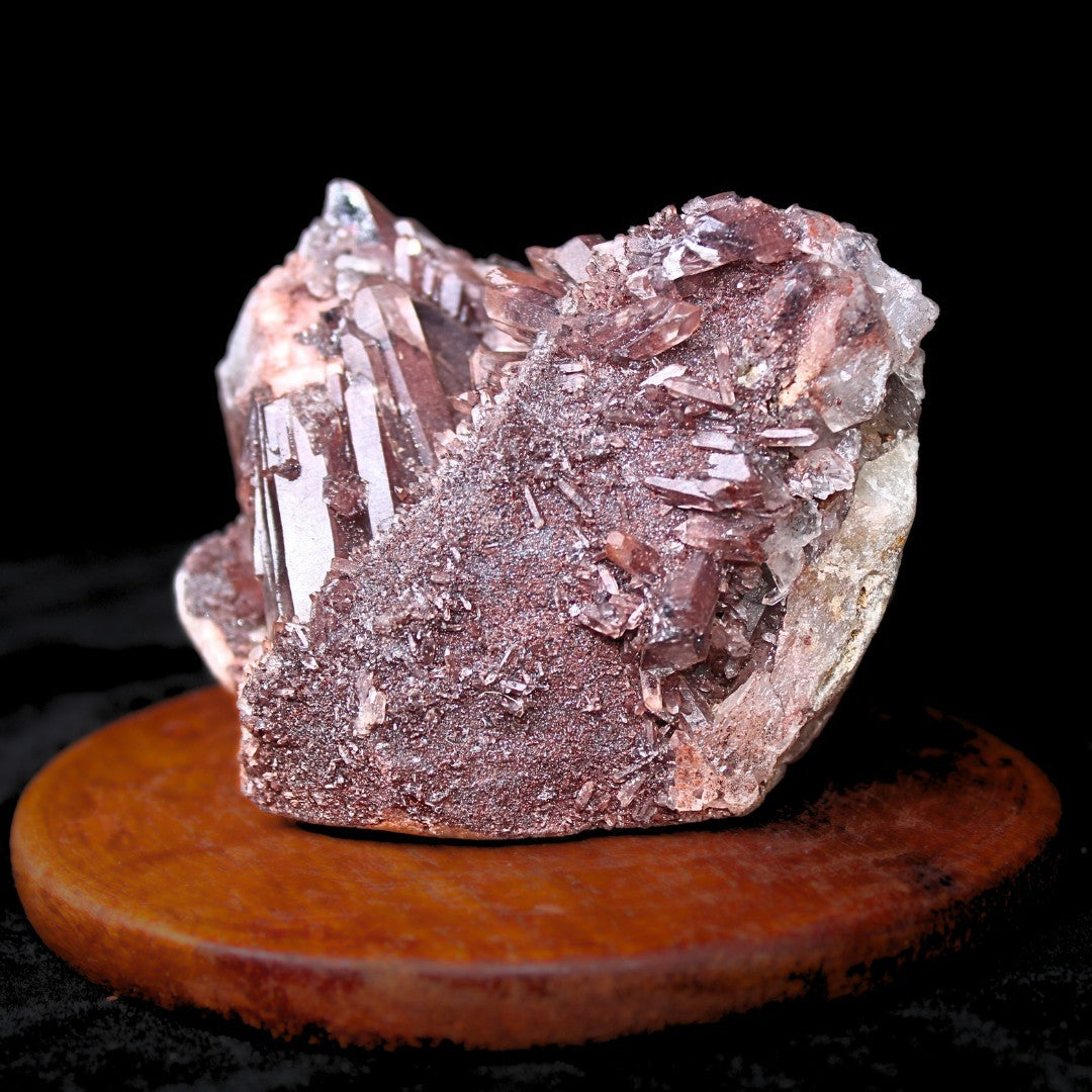 Phantom Clear Quartz Cluster 436g 9x7 cm Natural Raw Healing Crystal India