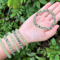 8 mm Bead Gemstone Bracelets: BUY 3 GET 1 FREE! (Stretch Crystal Bead Bracelets)