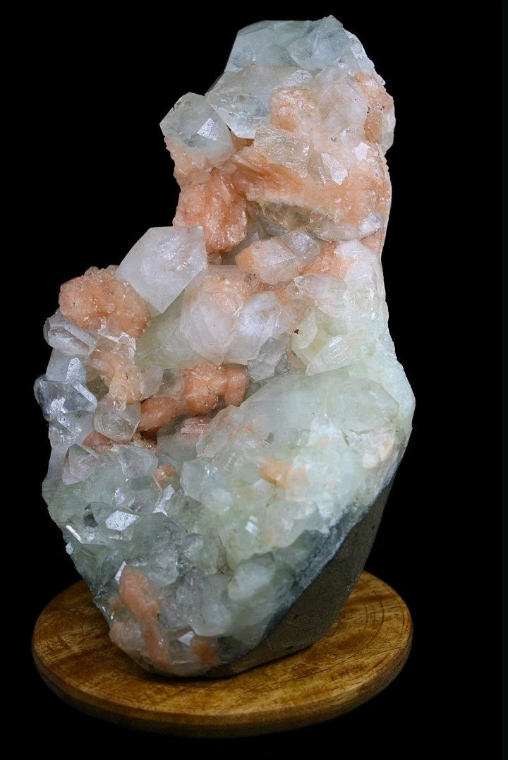 Apophyllite Point & Stilbite Crystal Cluster 5lb  Reiki Energy Stone 20×13cm