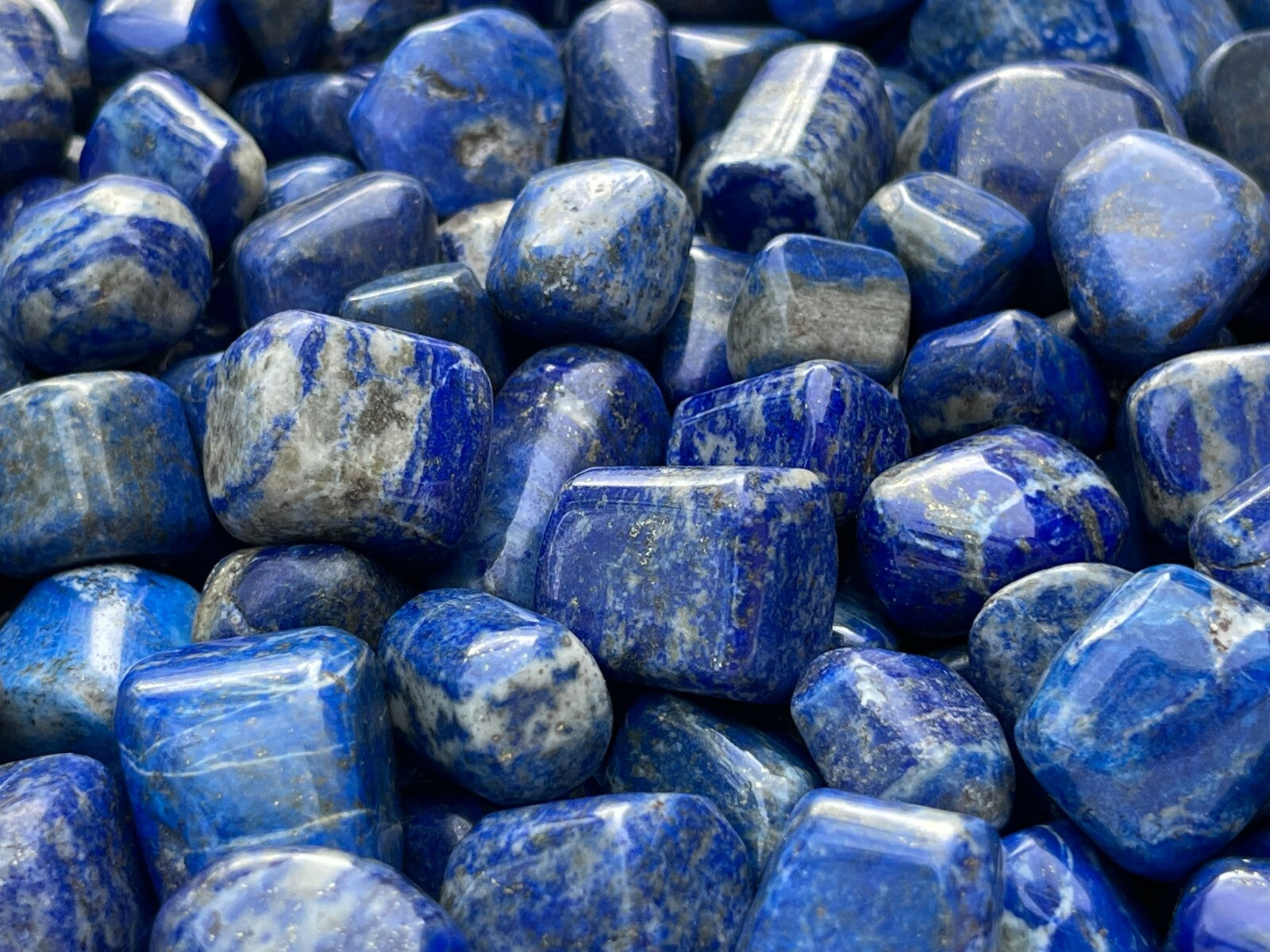 Grade A++ Lapis Lazuli Tumbled Stone, 0.65-1.5 Inch Lapis Crystal,Wholesale Bulk