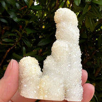 Chalcedony & Crystal Quartz Stalactite, Quartz on Chalcedony Stalactite Specimen