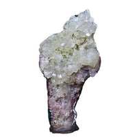 Apophyllite with Heulandite Mineral 11x5.5cm Rare Indian Crystal Cluster