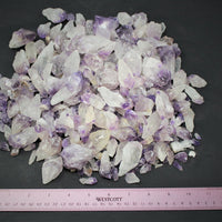 Wholesale CLEARANCE Amethyst Crystal Points, 500 Carat Lot Natural Rough Quartz