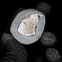 Raw Scolecite Geode 130g Chakra Healing Crystal Cluster from India