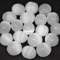 Selenite Tumbled Stones: Choose How Many ('A' Grade Polished Selenite Crystals)