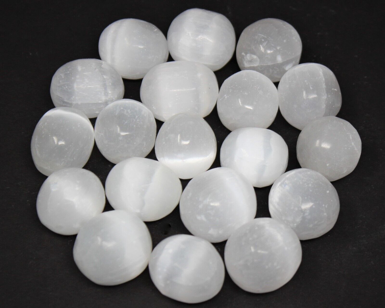 Selenite Tumbled Stones: Choose How Many ('A' Grade Polished Selenite Crystals)