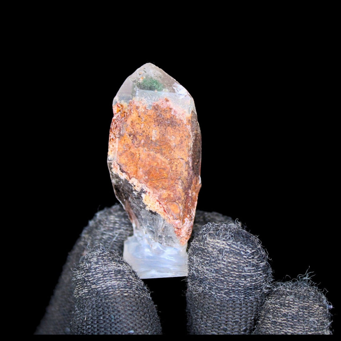 Himalayan Chlorite Quartz 20g 5x2cm – Rare red Phantom Crystal Mineral