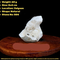 Scolecite Geode 60g 6x4cm Natural White Crystal for Meditation Healing