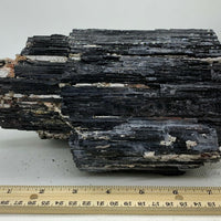 Extra Large Black Tourmaline Chunk / Rod / Log, Natural Rough Black Tourmaline