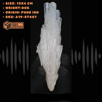 Natural Scolecite Mineral Cluster 80g White Zeolite Crystal India