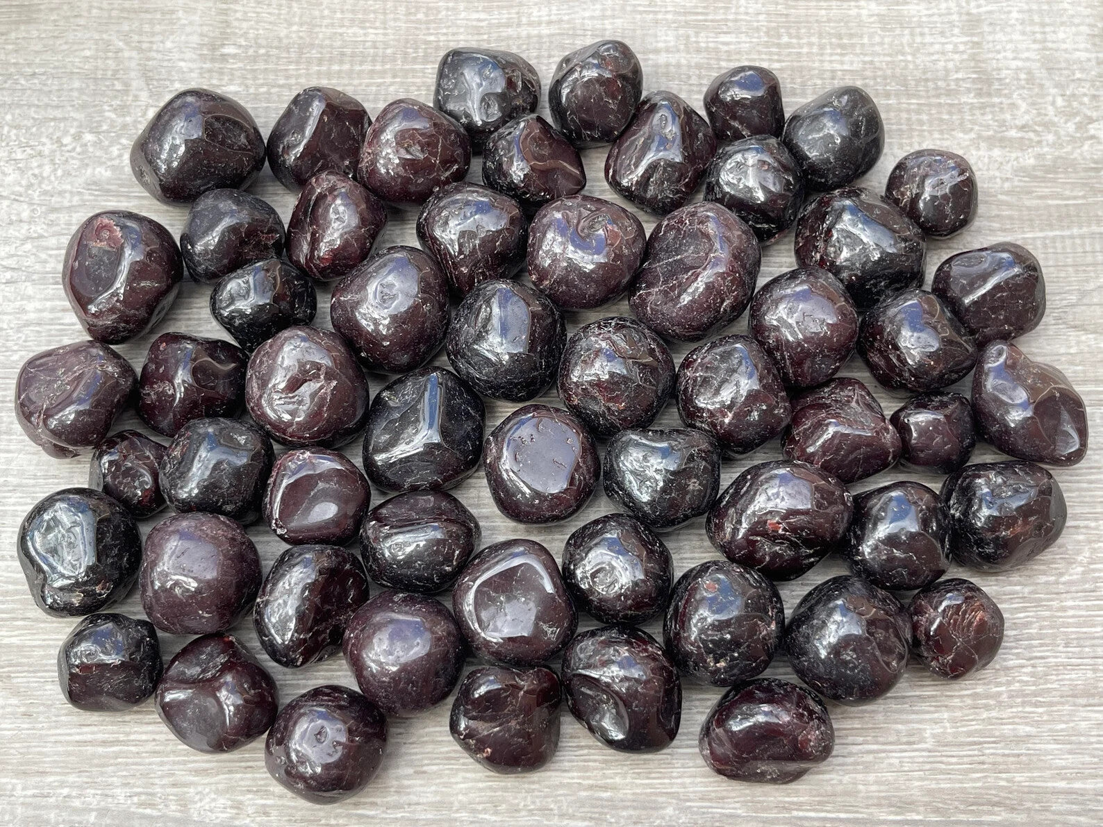 1/2 Lb Lot Tumbled Stones, 0.75-1.25" Crystal Healing Stones, Choose Stone Type