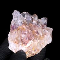Phantom Clear Quartz Cluster 210g 8x5 cm – Rare Natural Growth Crystal