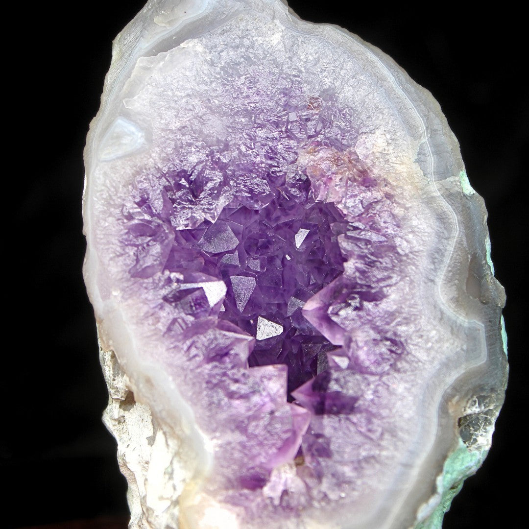 Natural Amethyst Cluster Stone 312g 11x7 cm Deep Purple Healing Crystal