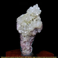 Apophyllite with Heulandite Mineral 11x5.5cm Rare Indian Crystal Cluster