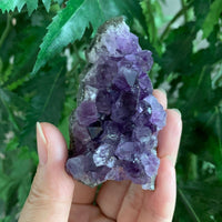 Deep Purple Amethyst Cluster From Uruguayan, Amethyst Geode, Raw Amethyst