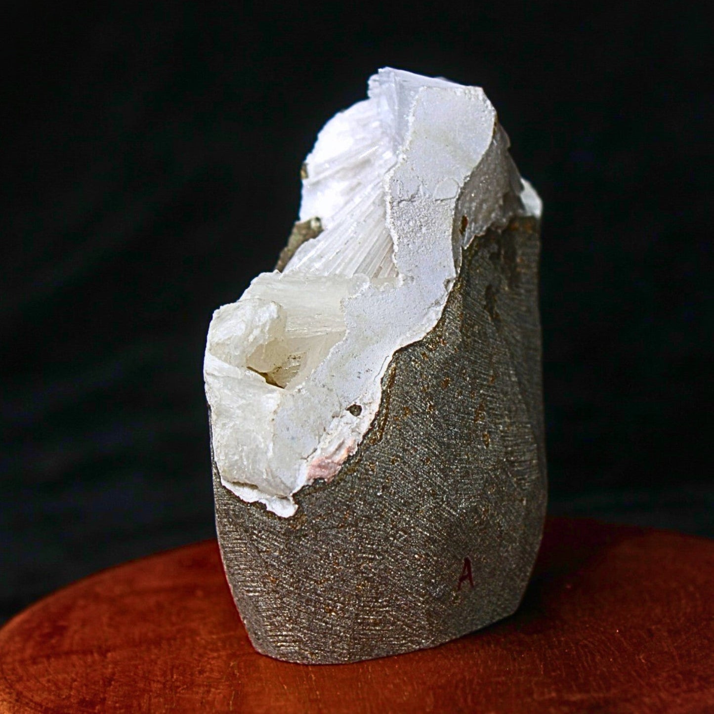 Natural Scolecite Geode & Stilbite Cluster 7x6cm High Vibration Healing  230g